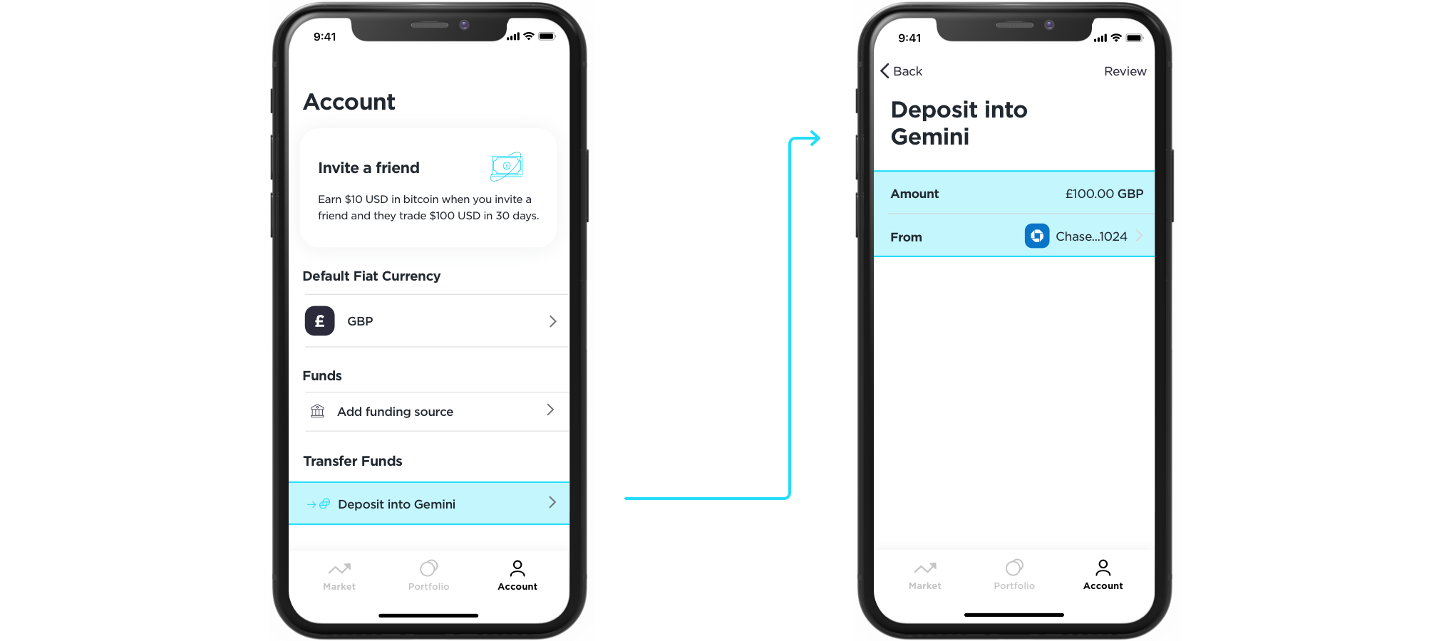 3. Gemini Exchange Mobile-GBP-UK-Deposit Fiats