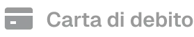 carta di debito