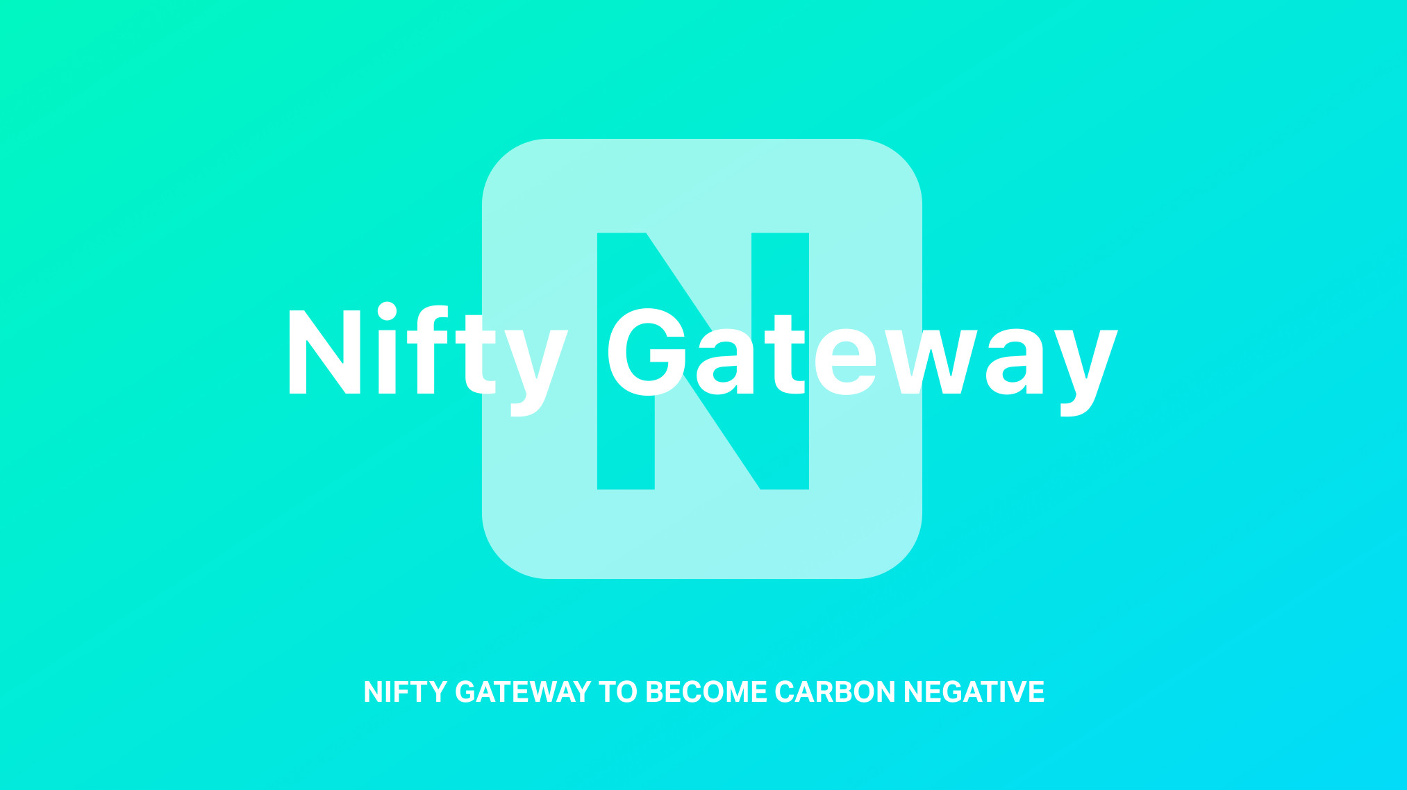 Nifty Gateway to Become Carbon Negative | Gemini