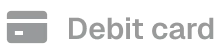 debit card