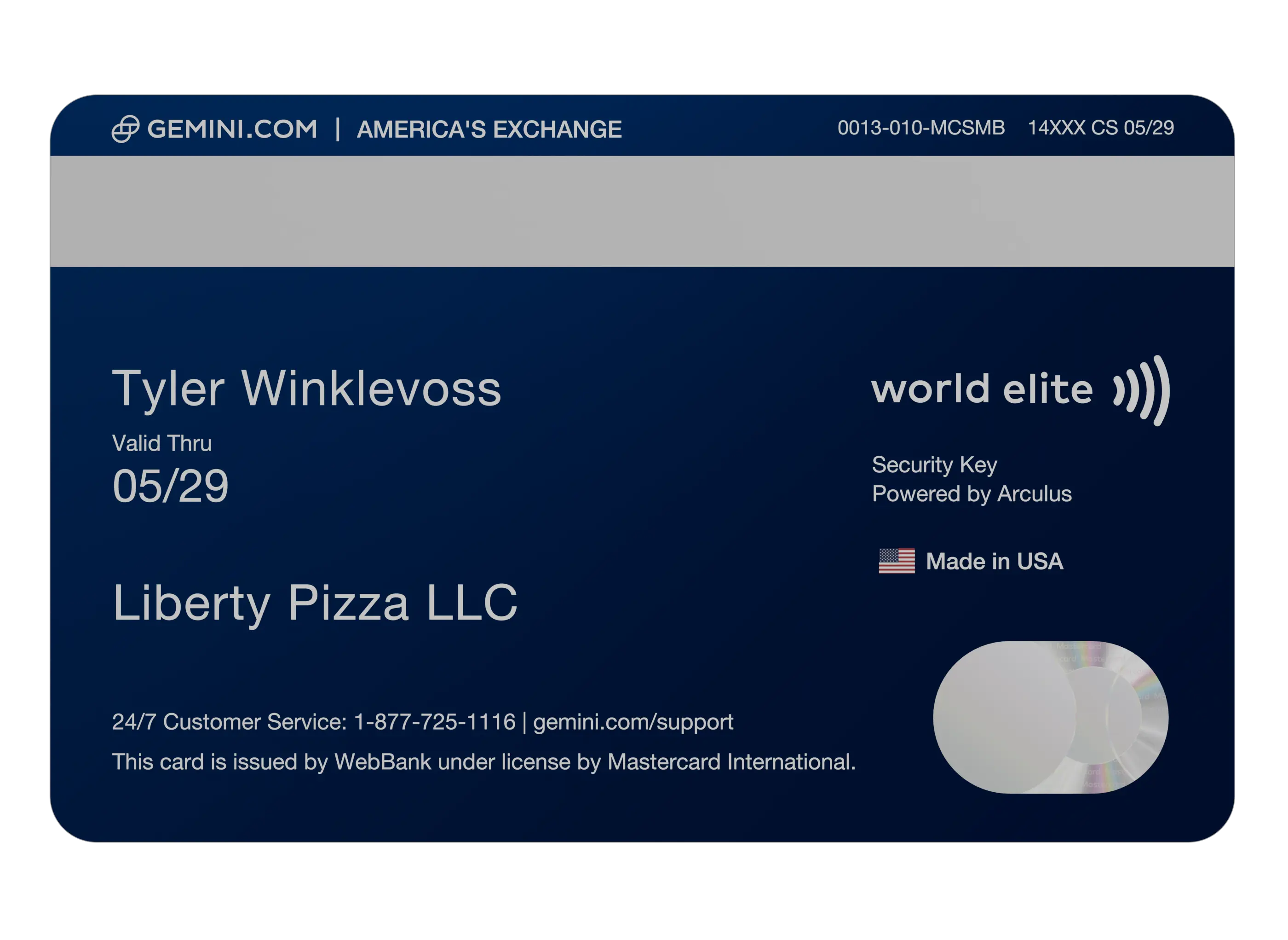 Meet The American Business Card | Gemini