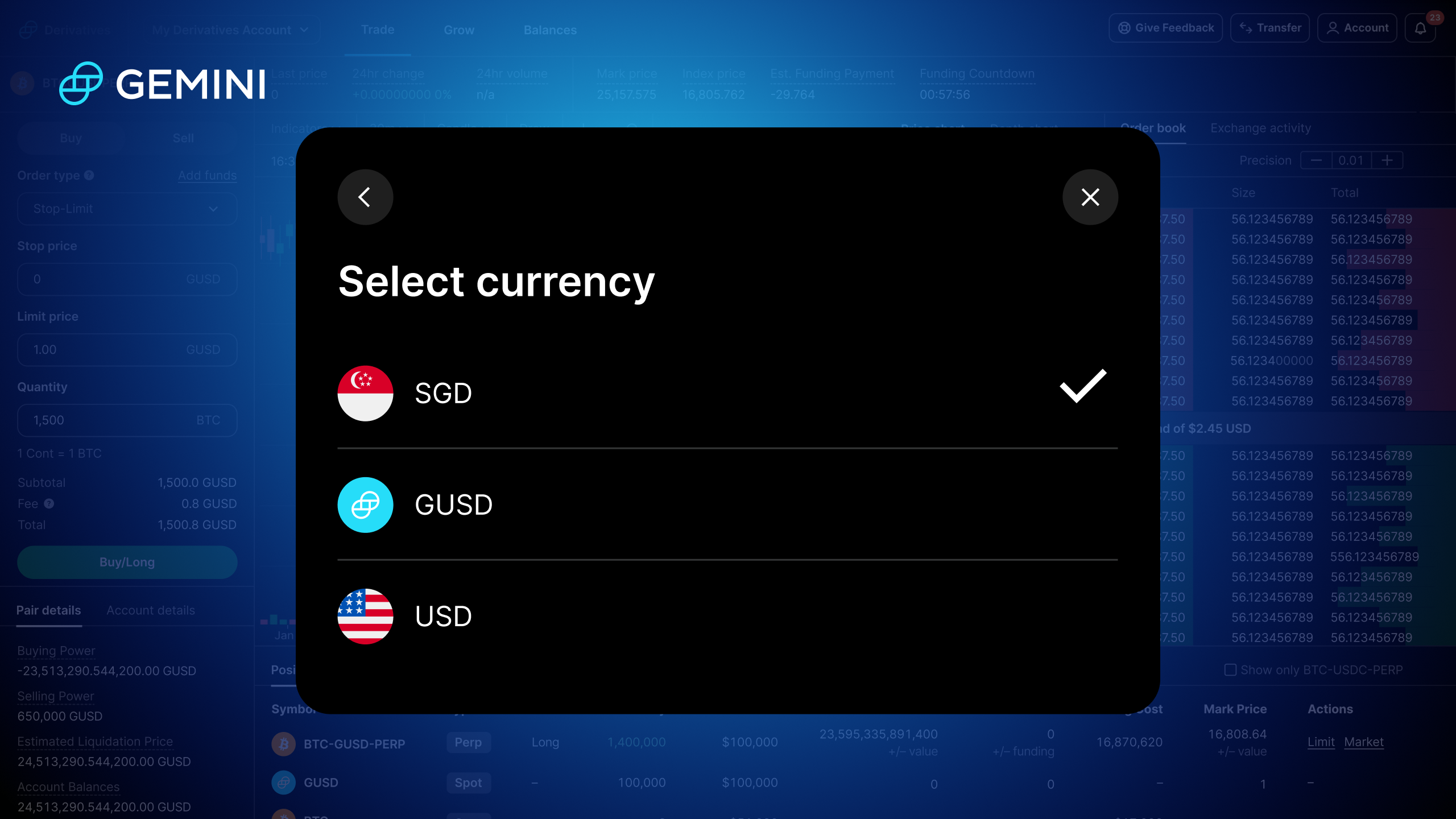 SGD deposit derivatives