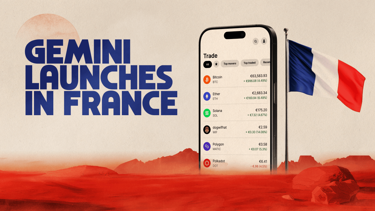 Gemini Launches in France as Country’s Trust in Crypto Increases