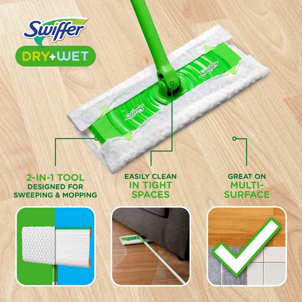 Sweeper Floor Mop Starter Kit | Swiffer