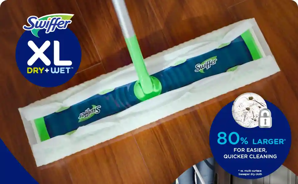 Swiffer® Sweeper 74471 XL Disposable Wet Mopping Pad with Open Window Fresh  Scent - 12/Box
