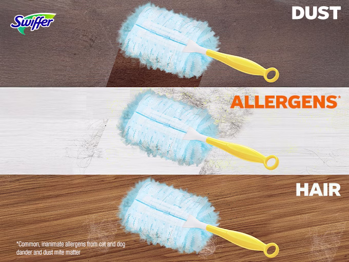 Dust, allergens, hair