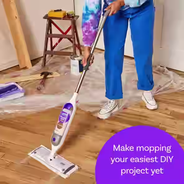 Swiffer® PowerMop Wood Mop Kit for Floor Cleaning, Lemon Scent - Make mopping your easiest DIY project yet
