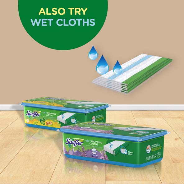 300-Count Swiffer Sweeper Dry Mop Pad Refills - Electrostatic Cloths For Floor Cleaning