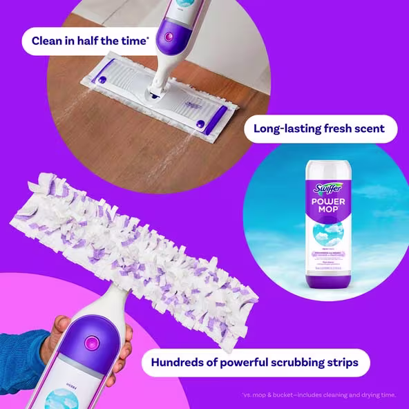 Swiffer® PowerMop Multi-Surface Kit for Floor Cleaning - Multi Surface Kit Overview