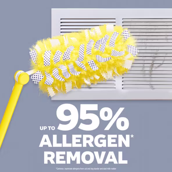 Up to 95% allergen removal 