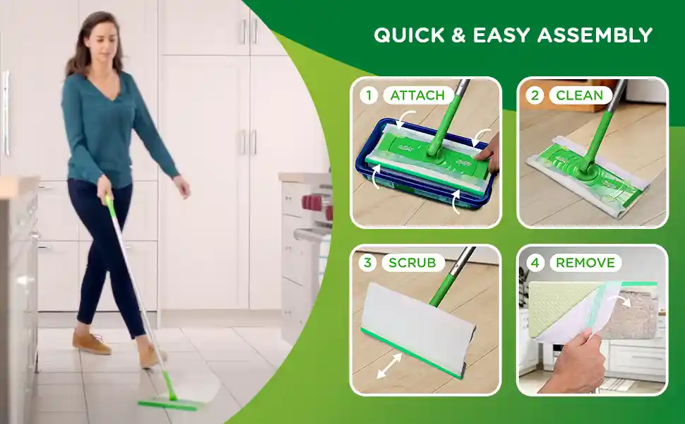Swiffer Sweeper Gain Scent Wet Mopping Cloth Multi Surface Refills