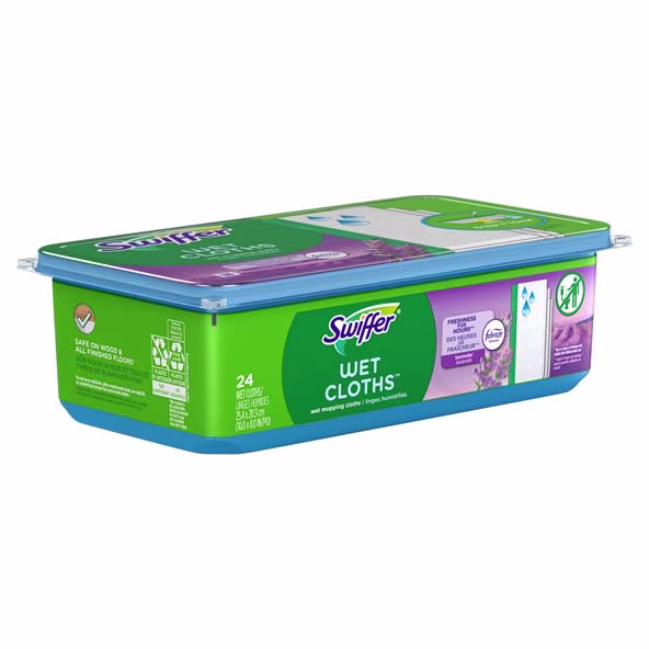 Swiffer® Sweeper™ Wet Mopping Pad Refills Febreze Lavender Vanilla & Comfort Scent 24ct