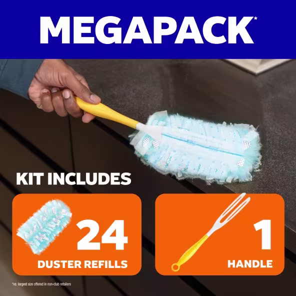 Megapack kit includes 24 duster refills and 1 handle