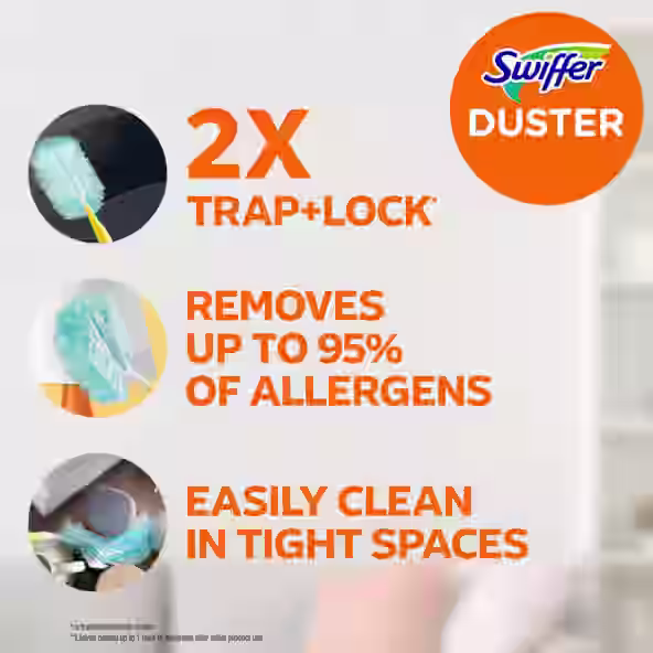 2x trap+lock, removes up to 95% of allergens, easily clean in tight spaces