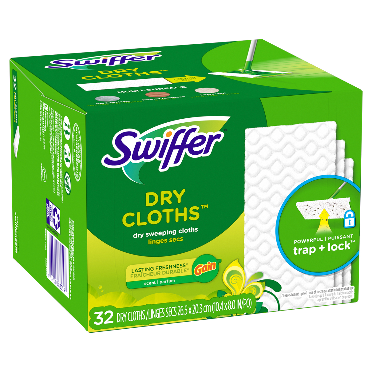 Swiffer Sweeper Heavy-Duty Dry Sweeping Cloths (32-Count, 2-Pack