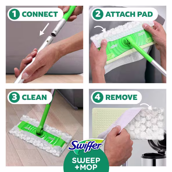 Swiffer® Sweeper™ 2-in-1, Starter Kit - Also Try Wet Cloths