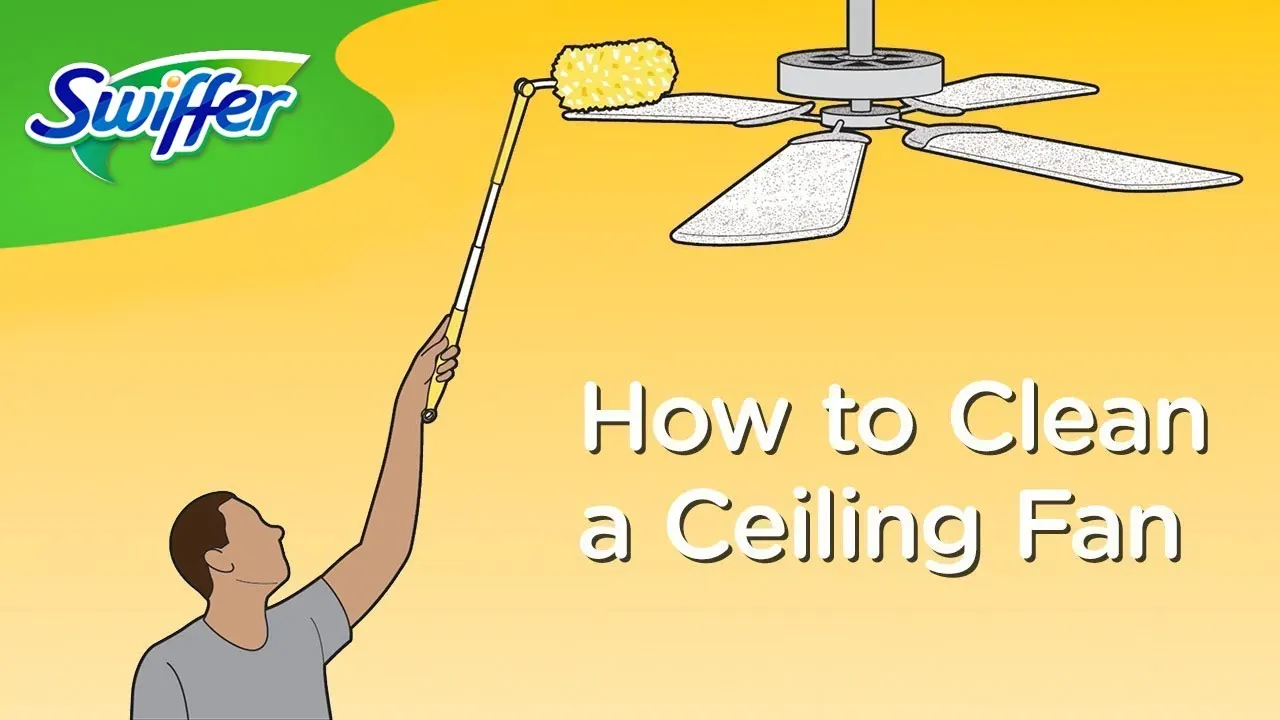 How To Clean a Ceiling Fan 