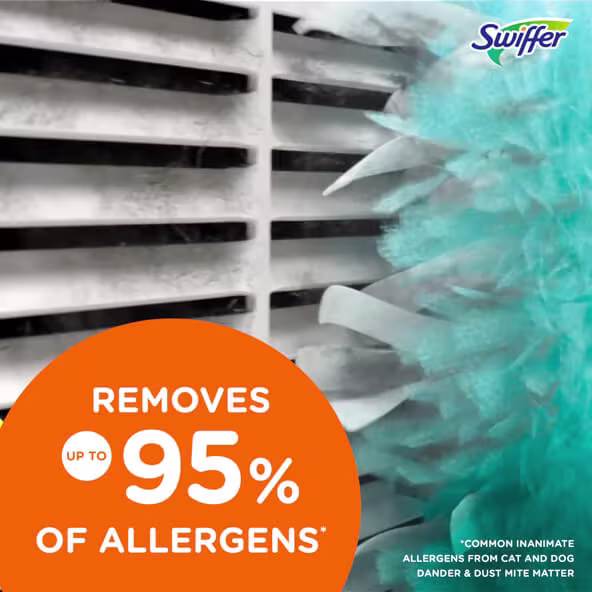 Removes up to 95% of allergens