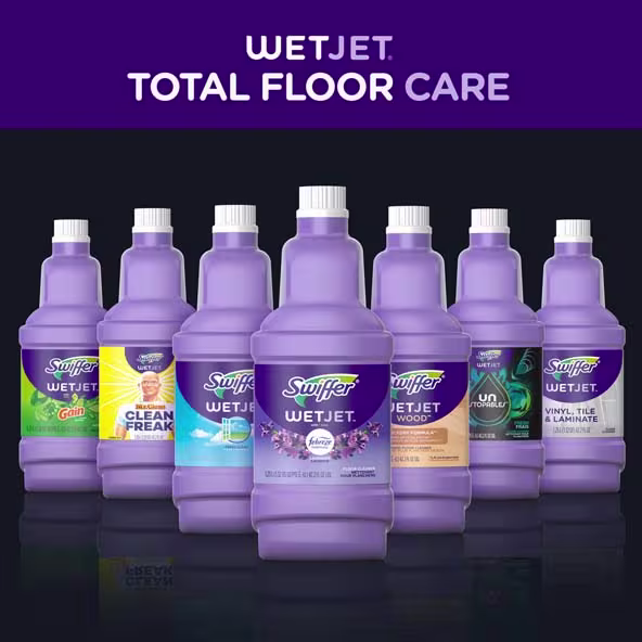 Swiffer® WetJet™ Unstopables Solution Refill - Fresh Scent - WetJet Family - Total Floor Care