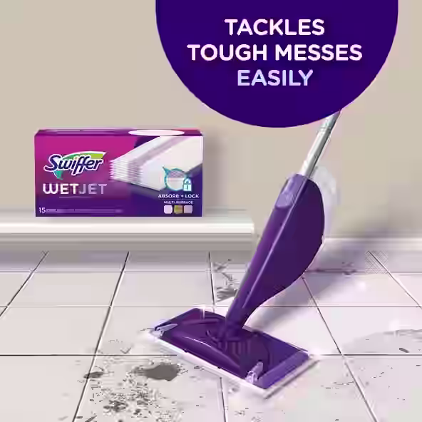 Swiffer® WetJet™ Multi-Surface Cleaner Solution Refill - Gain Original Scent - Tackles Tough Messes Easily