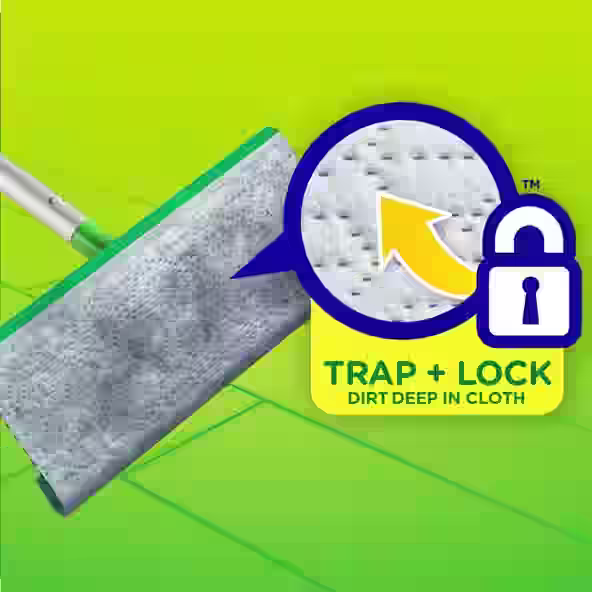 Swiffer® Sweeper™ Wet Mopping Pad Refills Gain Original Scent - Trap+Lock Dirt Deep In Cloth