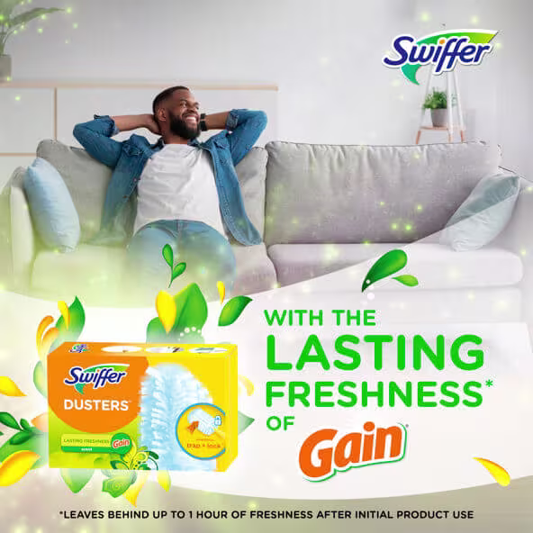 With the lasting freshness of gain