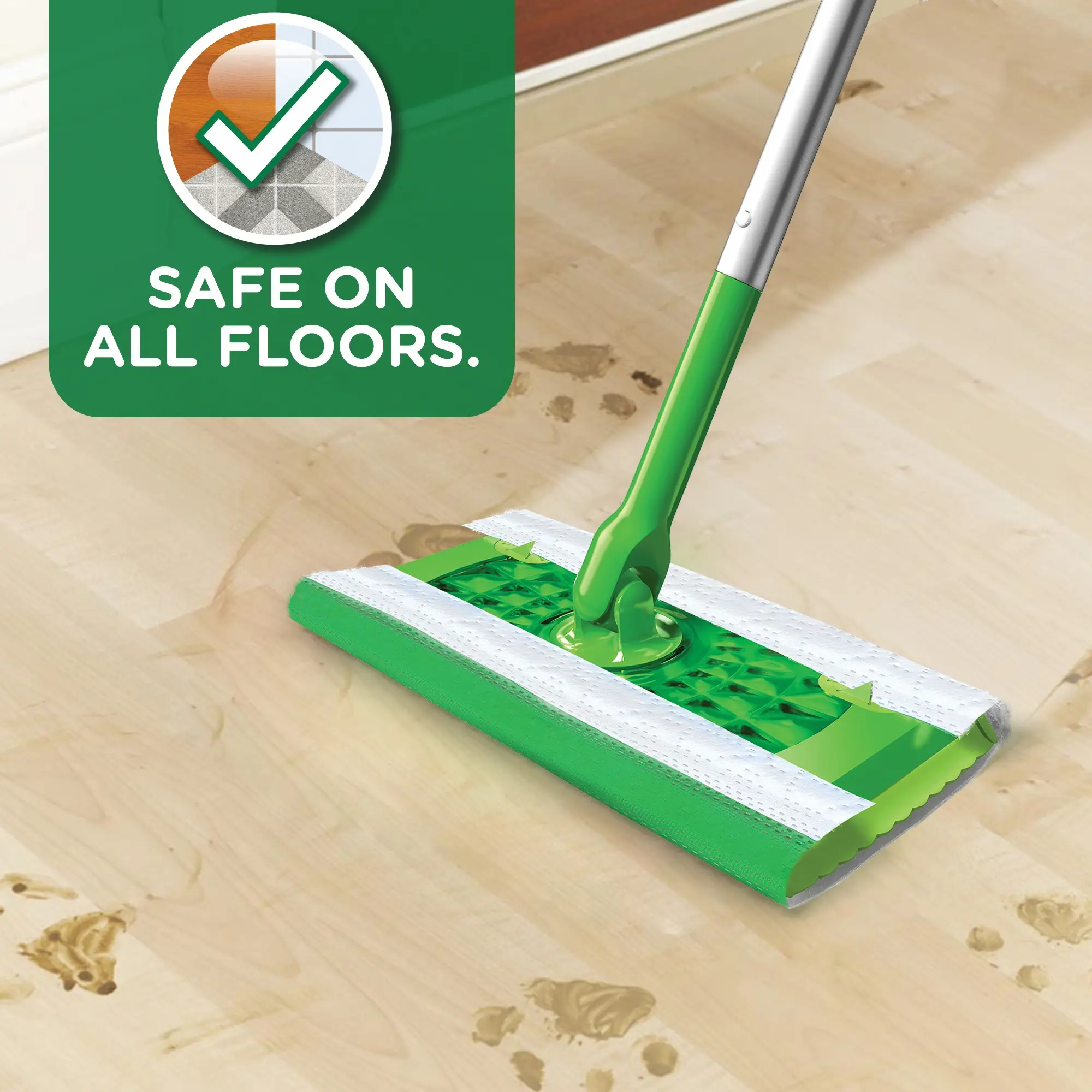 Swiffer® Sweeper 75588 Disposable Wet Mopping Pads with Open