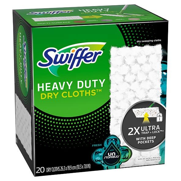 Cloth Sweeper Swiffer® Sweeper™ Heavy Duty Dry Multi-Surface Cloth Refills | Swiffer