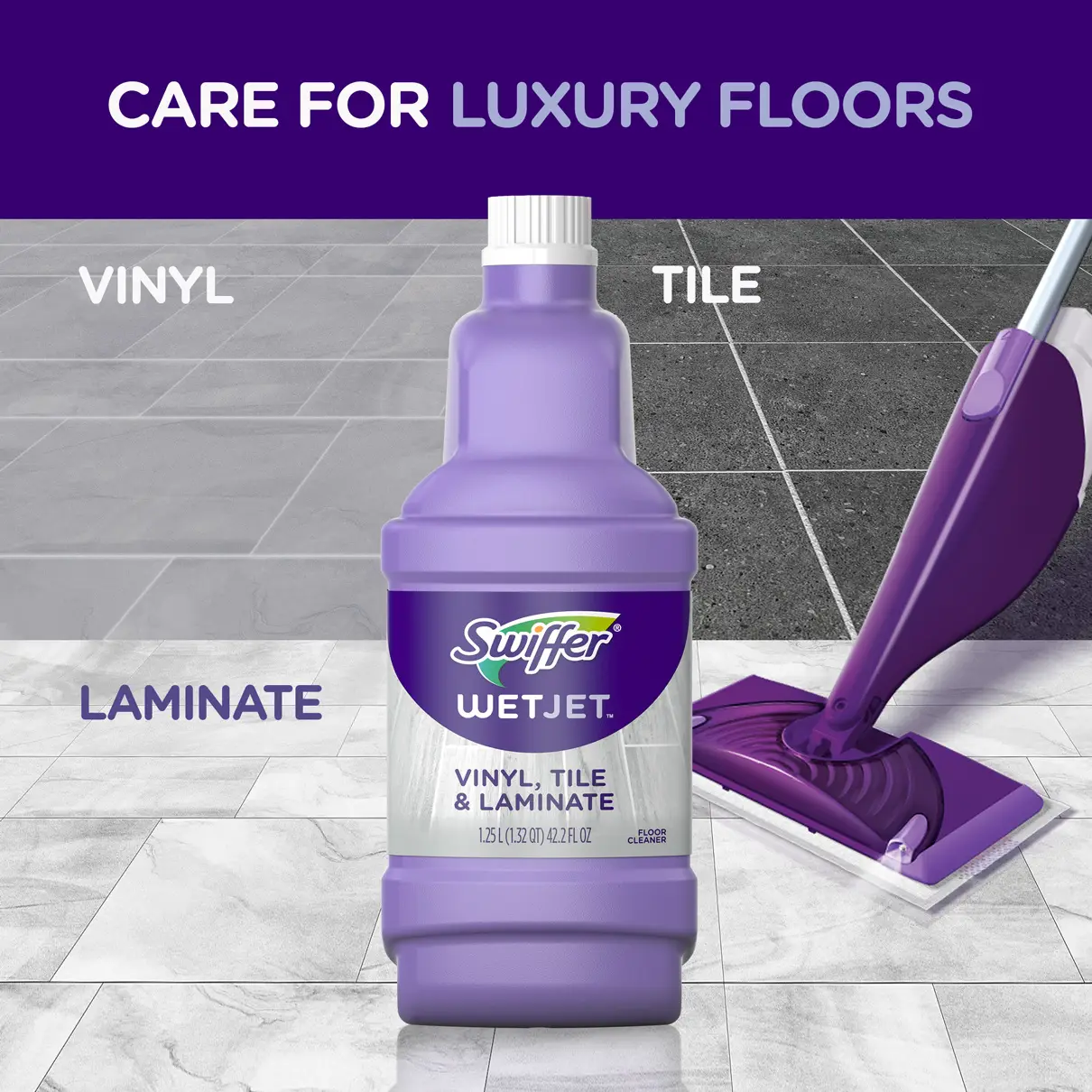Shaw Floors Hard Surface Floor Cleaner for Ceramic Laminate Hardwood and Luxury Vinyl 32 fl oz Spray