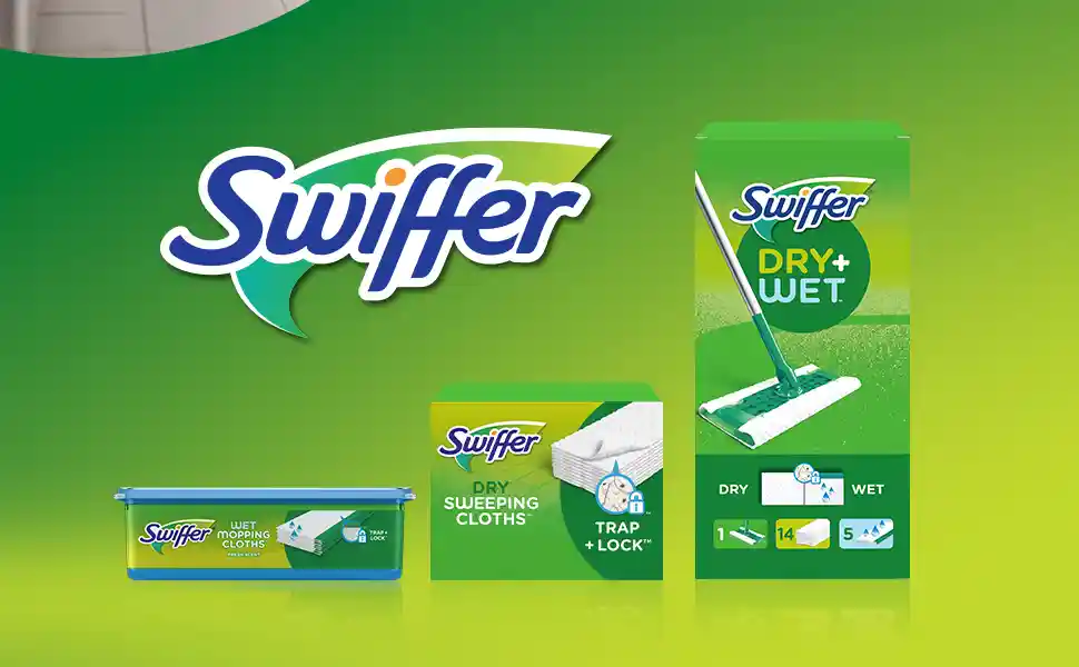 Swiffer Sweeper Wet Refills, (64 Count) - Lavender & Vanilla Comfort