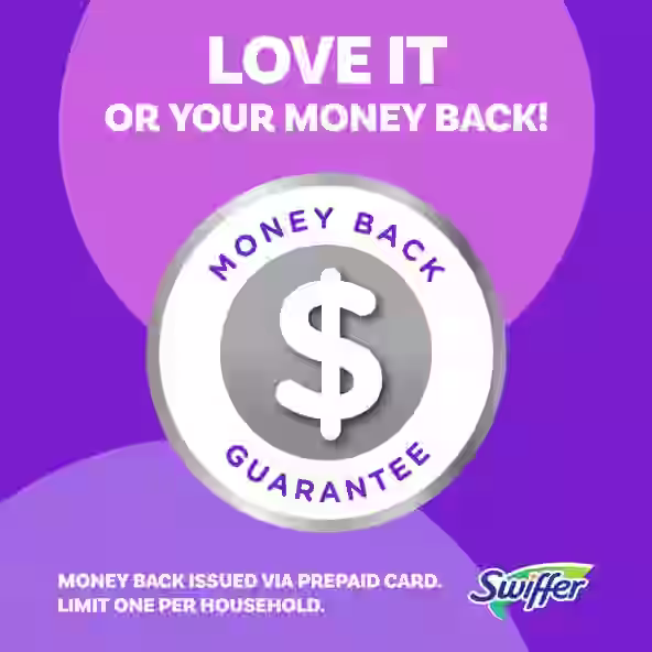Love it or your money back - money back guarantee: money back issued via prepaid card. Limit one per household