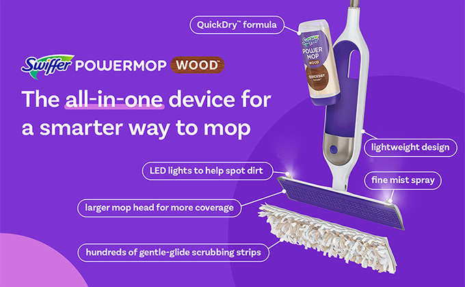 Swiffer Power Mop Refills – 30 Count Unscented Disposable Pads, Deep Clean For Hardwood & Tile - View #9
