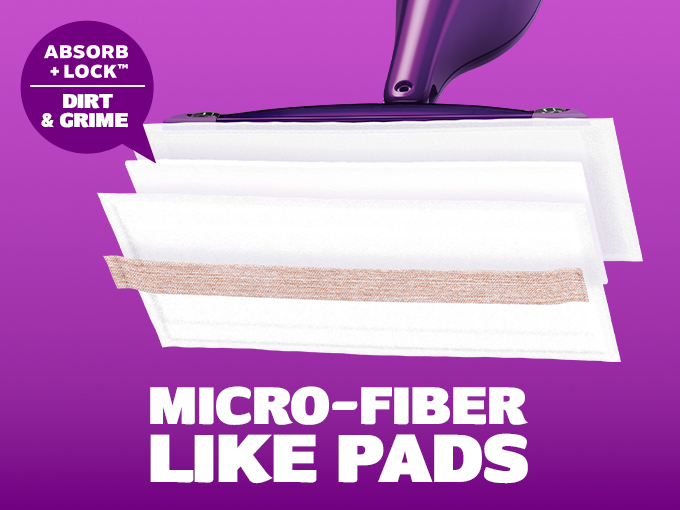 Absorb + Lock Dirt & Grimme - microfiber like pads