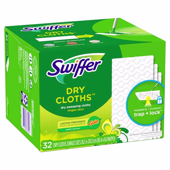 Swiffer® Sweeper™ Dry Sweeping Cloth Refills, with Gain Scent 32ct