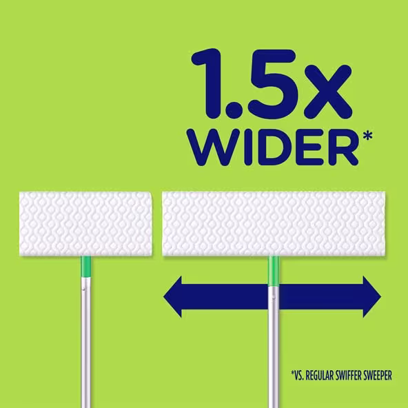 Swiffer® Sweeper™ X-Large Dry Sweeping Cloth Refills - 1.5x Wider