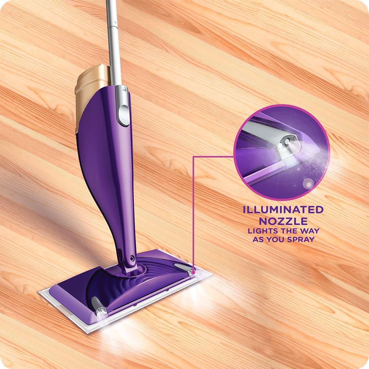 Swiffer® WetJet Wood™ Quick Dry Formula™ Wood Floor Cleaner Solution  Refills, 2 ct / 42.2 fl oz - Fry's Food Stores