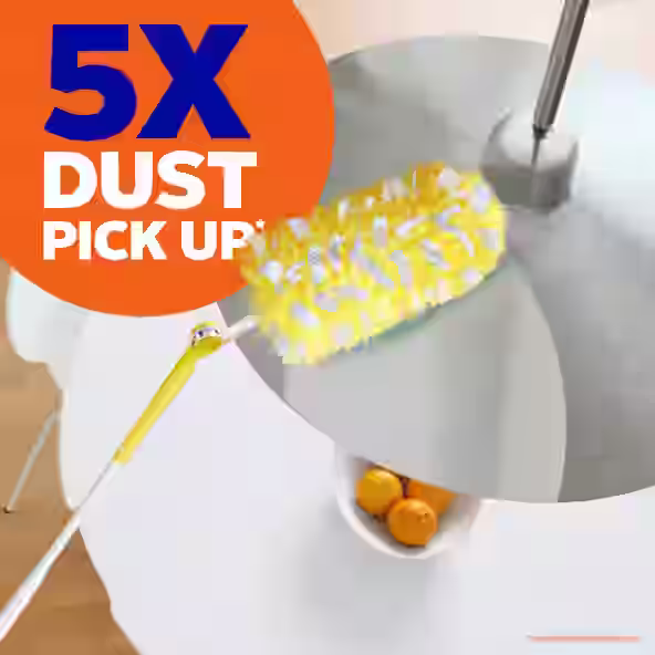 5x dust pick up vs feather duster after 9 uses
