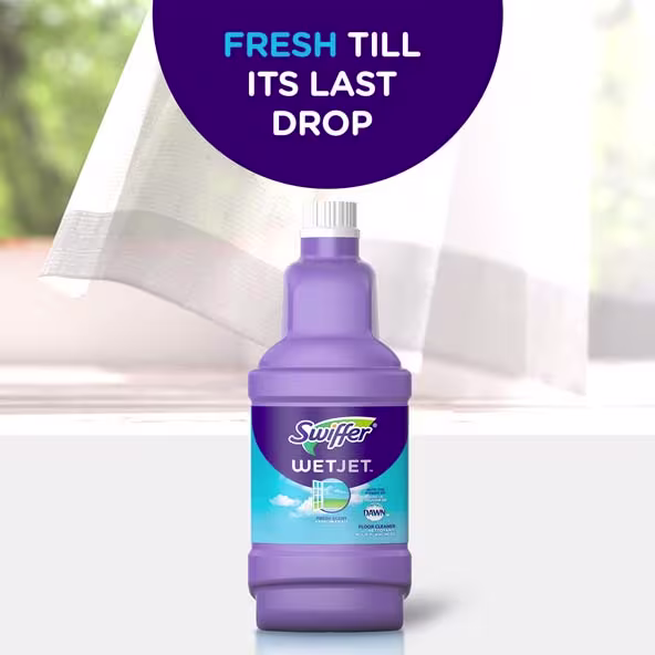 Swiffer® WetJet™ Multi-Surface Cleaner Solution Refill - Fresh - Fresh Till Its Last Drop
