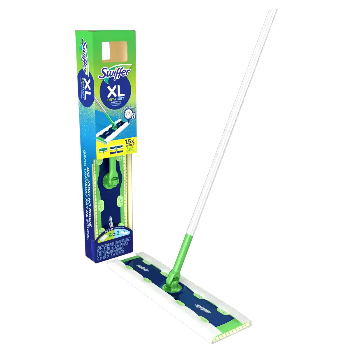 Swiffer Recharges de coussins secs multi-surfaces Swiffer Sweeper pour balai  Dusters, non