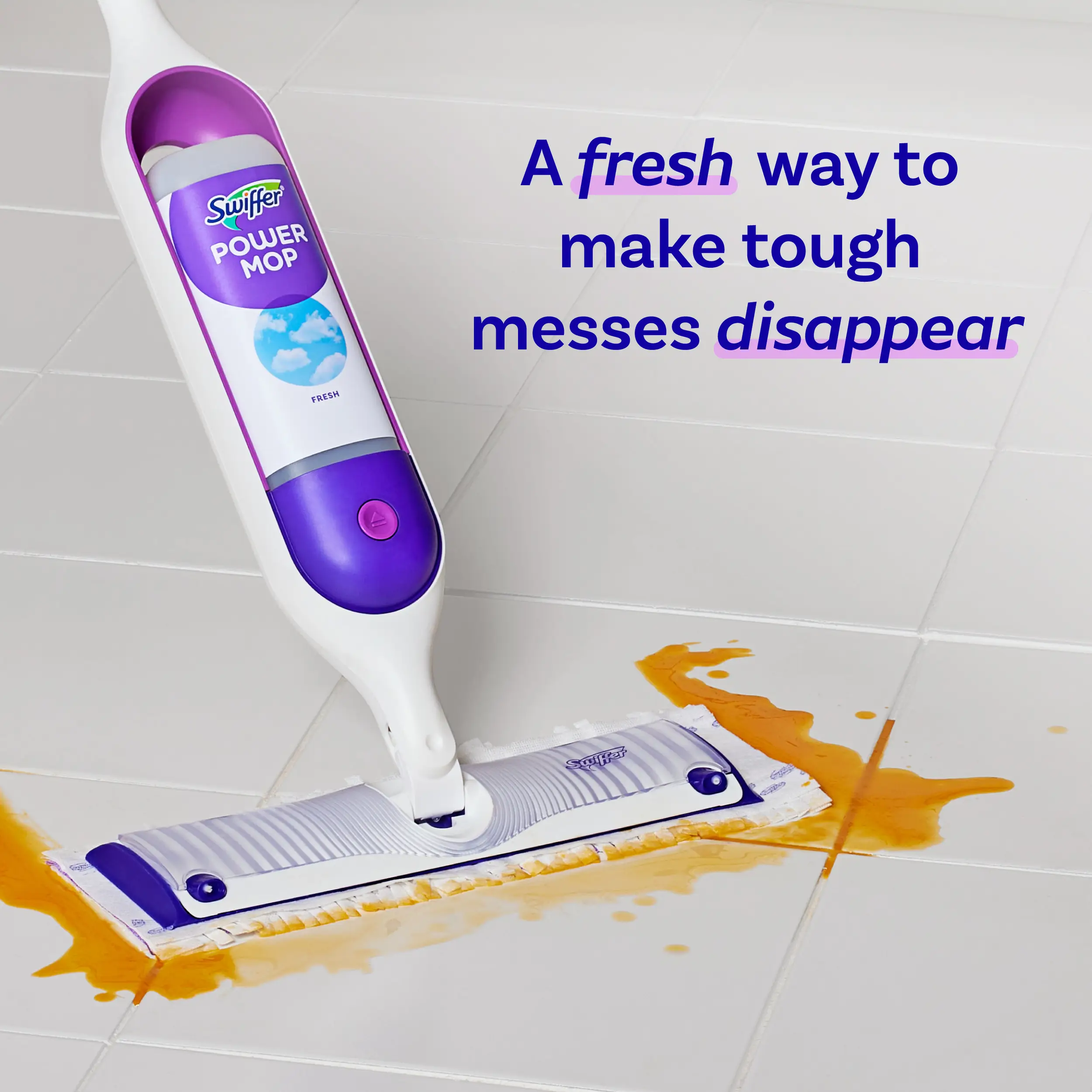 Swiffer® PowerMop Floor Cleaning Solution with Fresh Scent