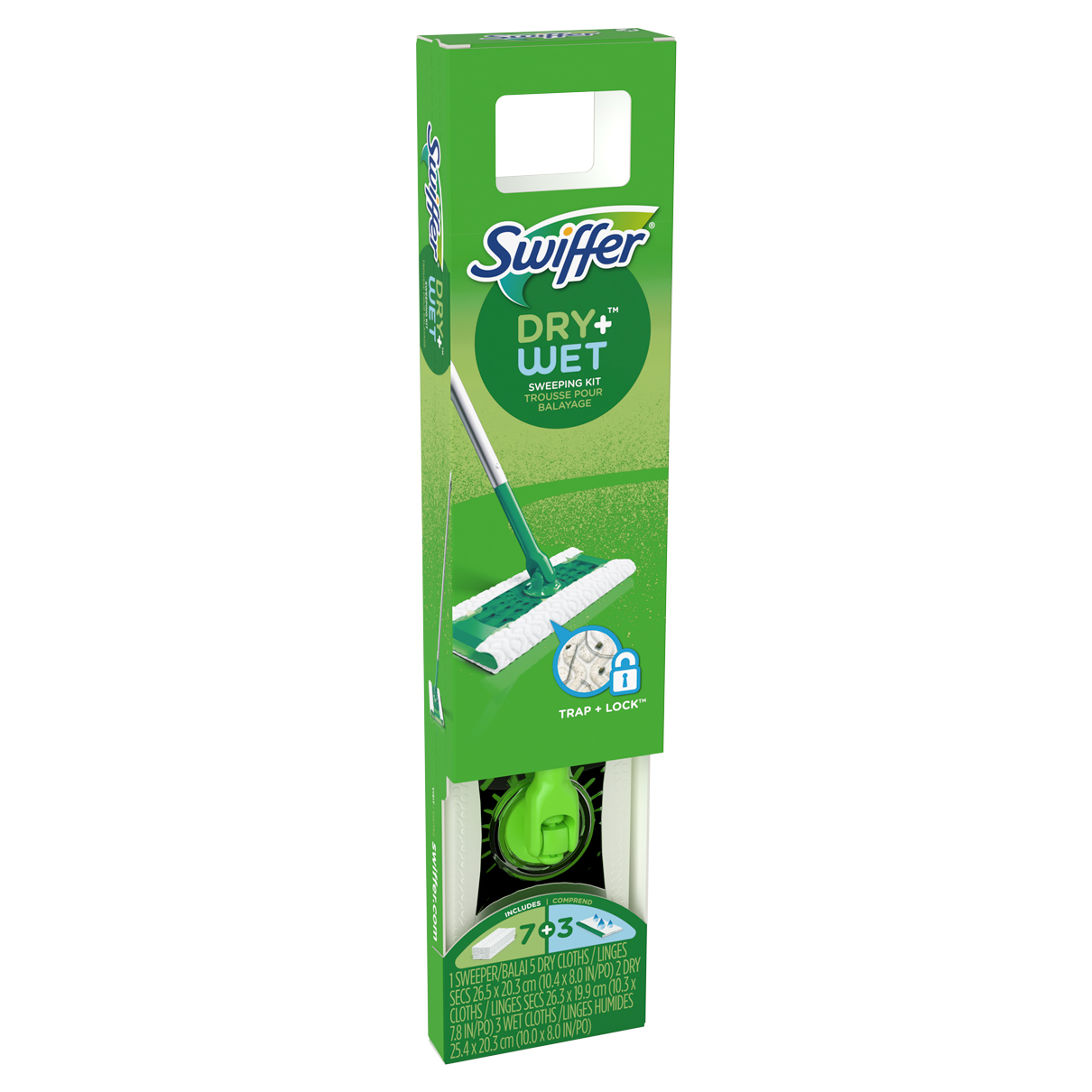 Swiffer Sweeper Dry Sweeping Pad - Recambios multisuperficie, sin perfume,  48 unidades
