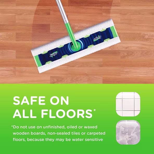 Swiffer® Sweeper™ X Large Wet Mopping Pad Open Window Fresh Scent - Safe On All Floors
