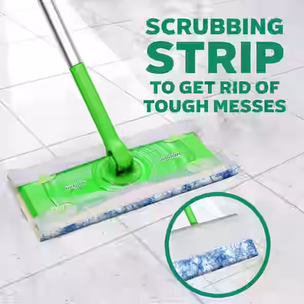 Scrubbing strips to get rid of tough messes