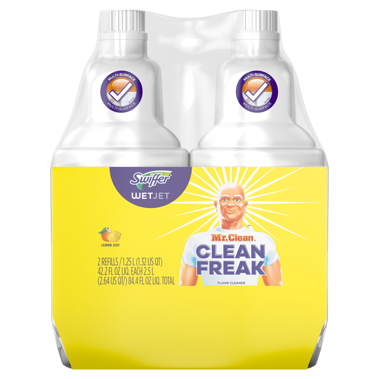 Swiffer® WetJet™ Multi-Surface Floor Cleaner with the Power of Mr. Clean