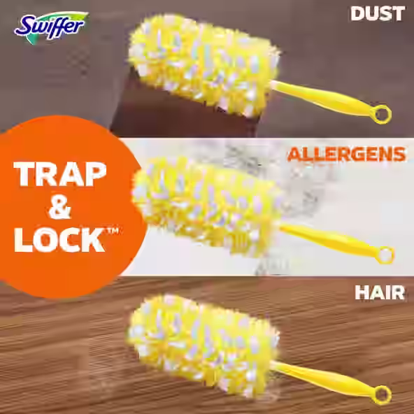 Trap & lock - dust, allergens, hair