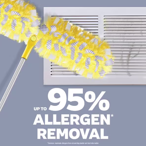 Up to 95% allergen removal