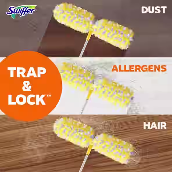 Trap & lock: dust, allergens, hair