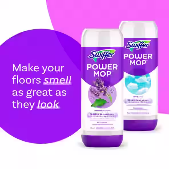 Swiffer PowerMop Multi-Surface Mopping Pad Refills - Make your floors smell as great as they look