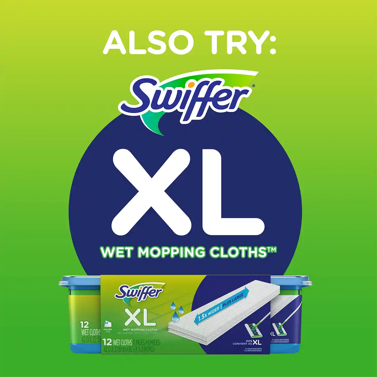 Swiffer® XL Heavy Duty Dry Sweeping Cloths