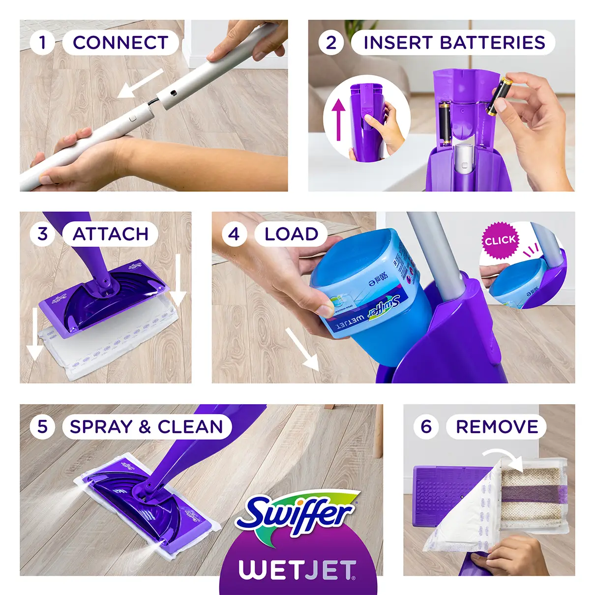 WetJet Mop Starter Kit